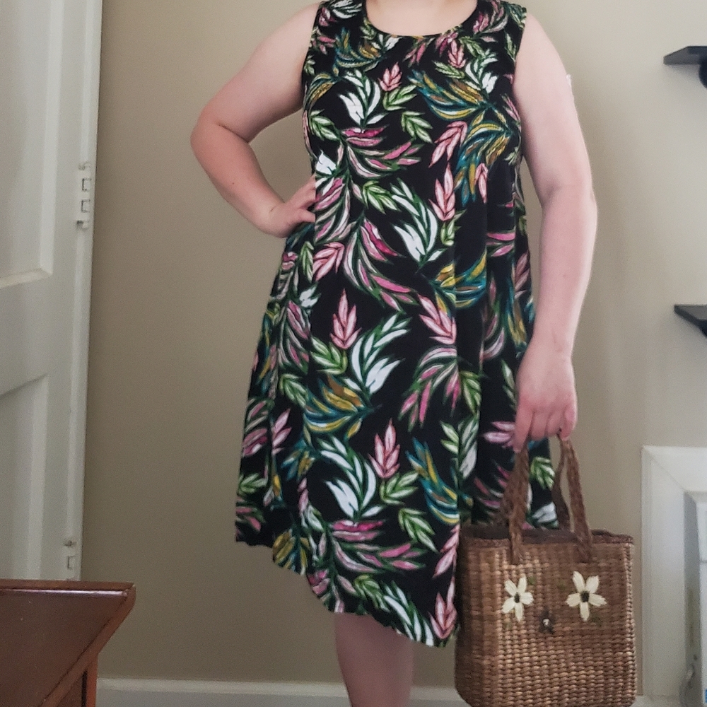 Croft and Barrow Petite tropical dress